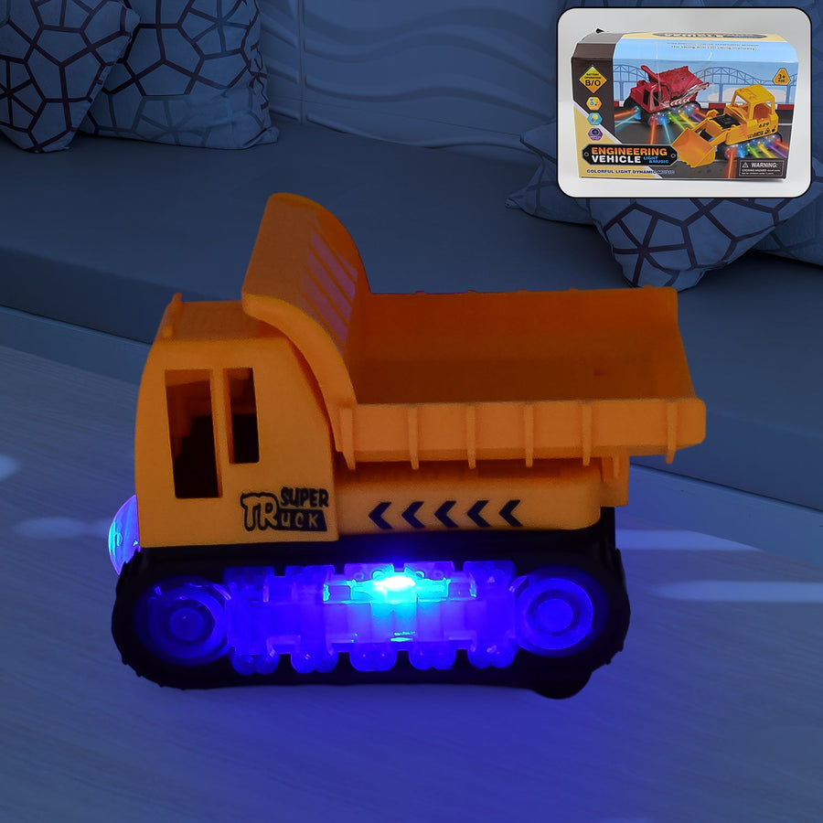 Dump Truck Toy for Kids – Self-Driving, Lights & Music | Little Blocks