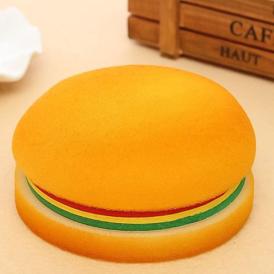 Burger Shaped Sticky Notes – Multicolor Unique Memo Pads | Foloria
