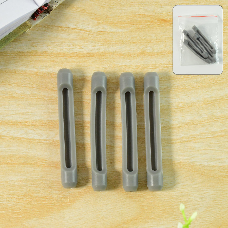 Anti-Slip Eyeglass Temple Tip Sleeves – Soft Comfortable Grip (4 Pc)