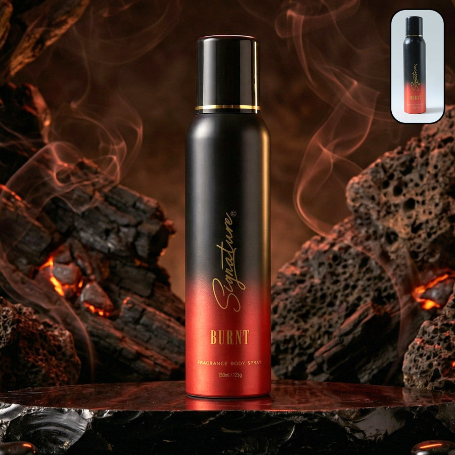 Men's Burnt Fragrance Body Spray – Long Lasting & Intense Scent