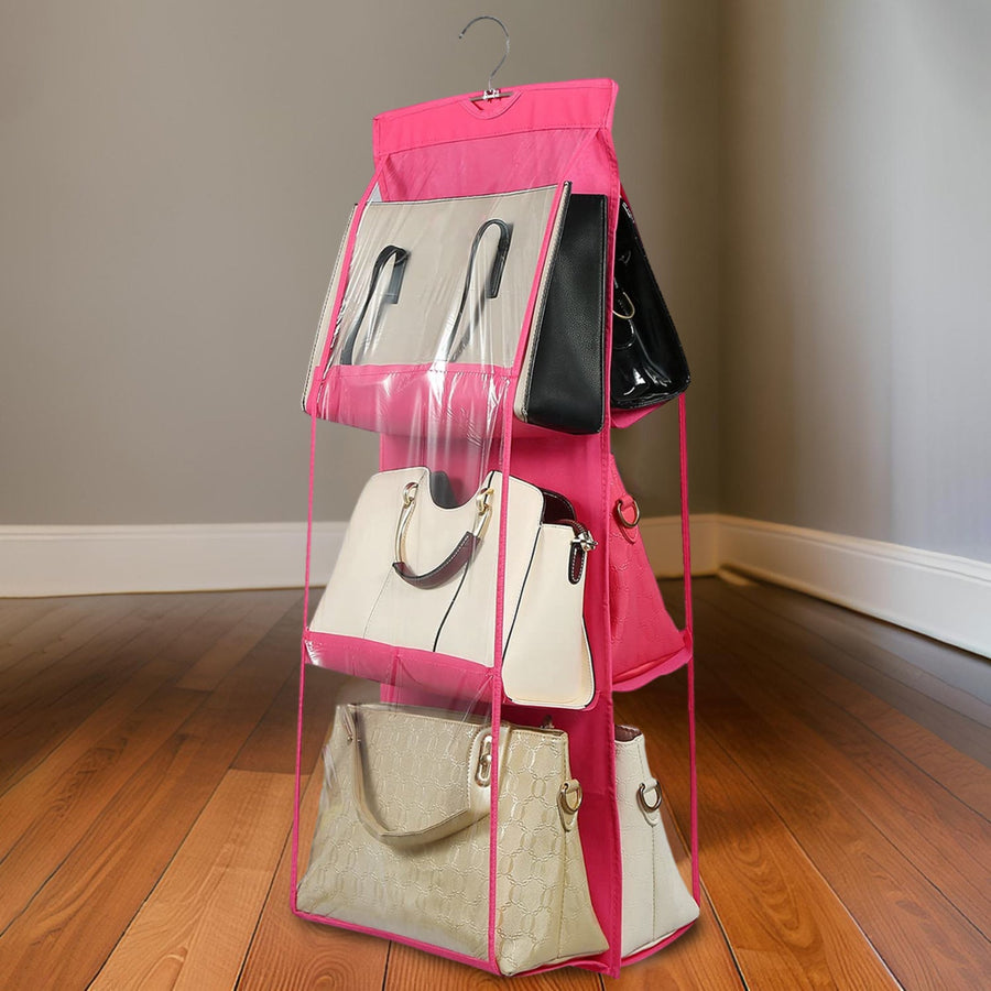 Hanging Purse Organizer – 6 Pockets Wardrobe Storage | Organivo