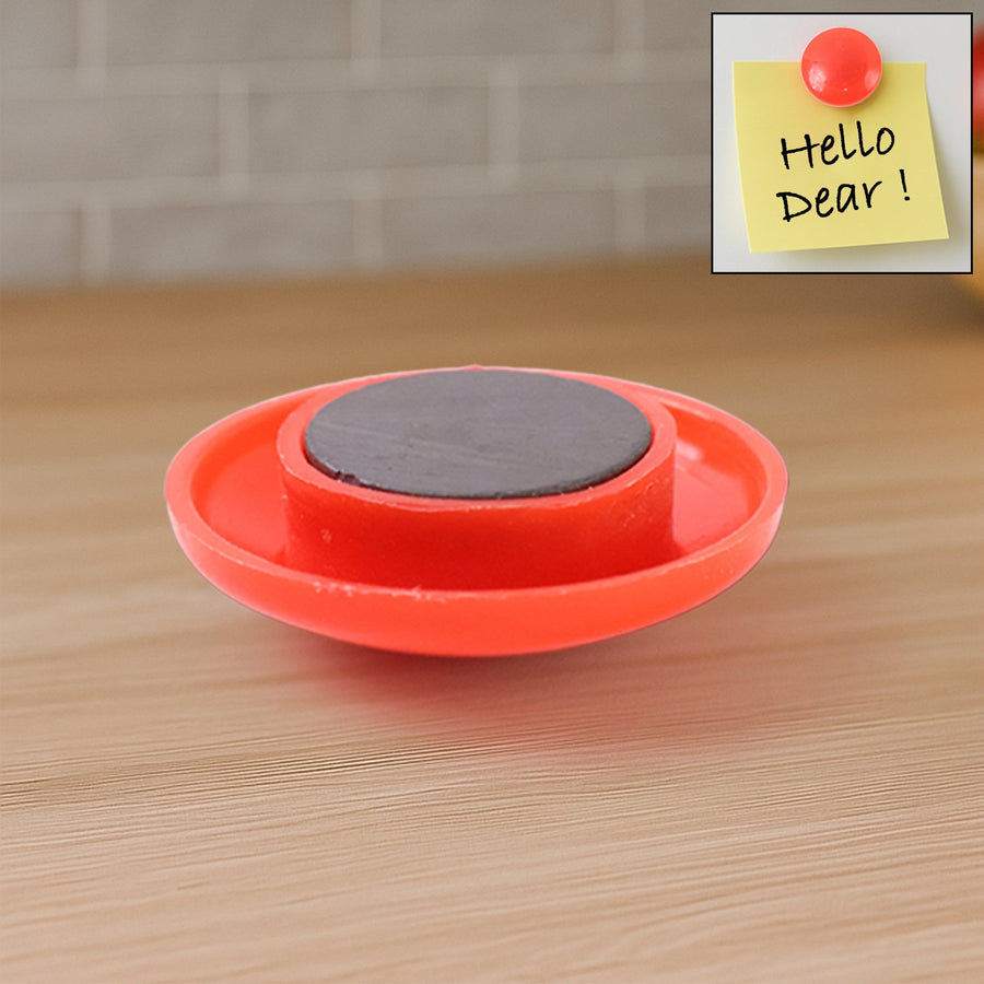 Red Magnetic Board Button – Strong Hold & 30mm Diameter