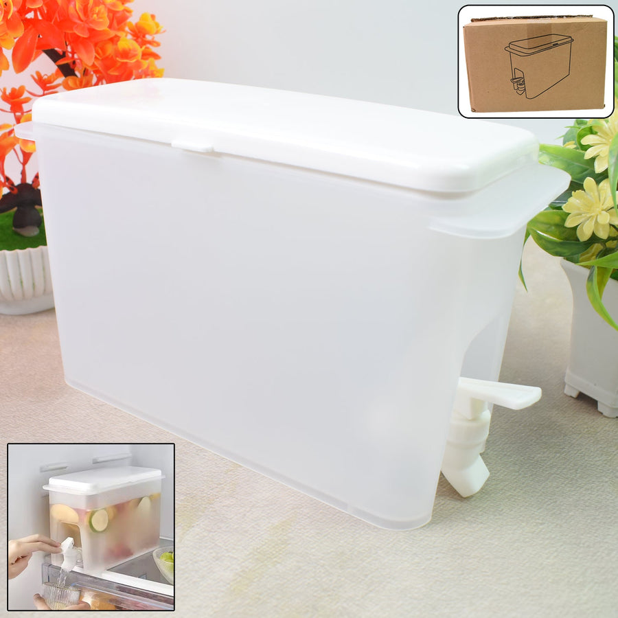 Water Dispenser Jug 3.5L with Faucet – Refrigerator Safe | Indo Glow