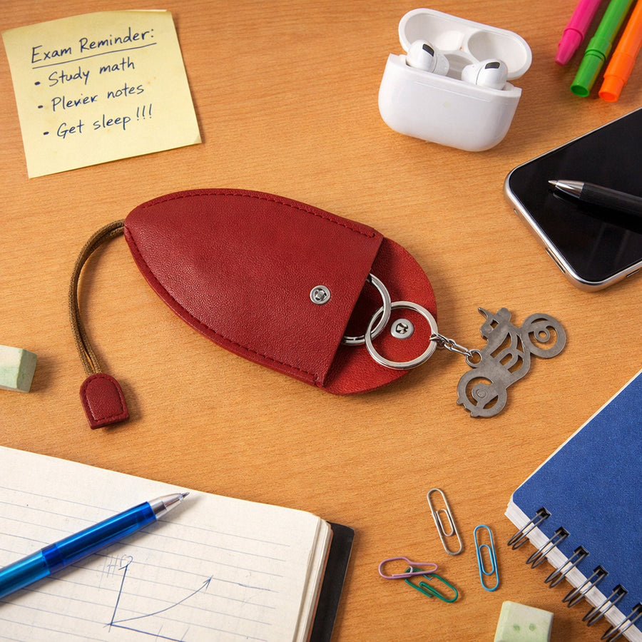 Compact Keyholder Pouch – Stylish Secure Key Organizer with Snap Button