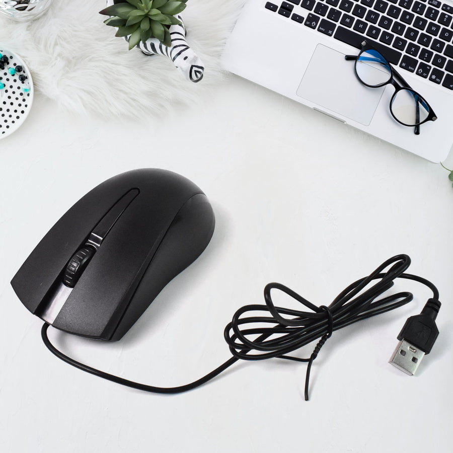 Wired Optical Mouse X2 – Precision & Comfort for PC/Laptop | Compshop