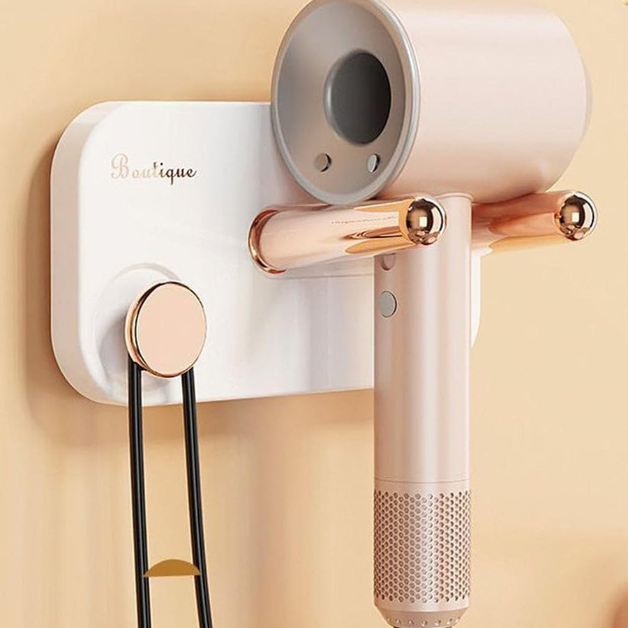 Wall Mount Hair Dryer Holder – Space-Saving & Heat Resistant