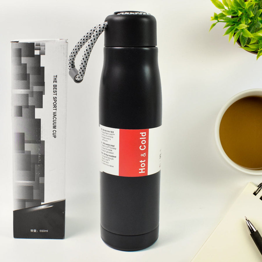 Vacuum Insulated Water Bottle – Keeps Drinks Hot & Cold 550ML