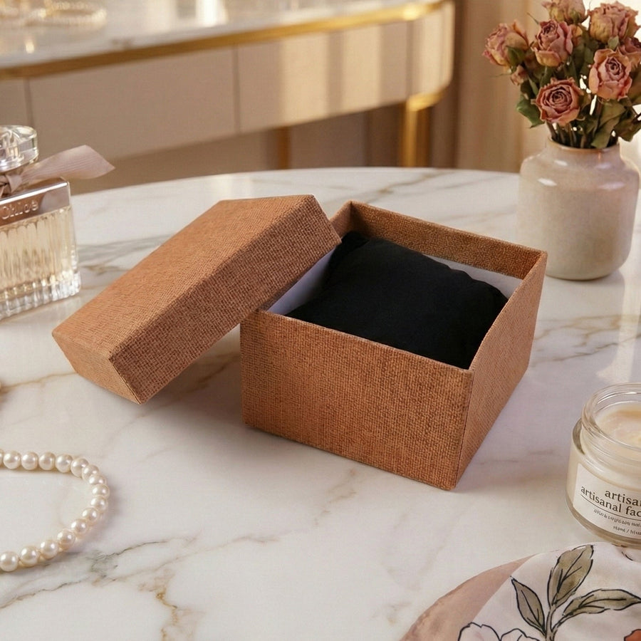 Jewellery Storage Box – Soft Cushion Gift Organizer 9×6 cm