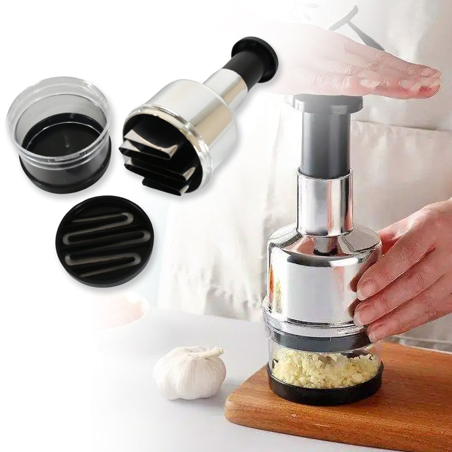 Vegetable Chopper – Stainless Steel & Easy Prep for Kitchen | CookAura