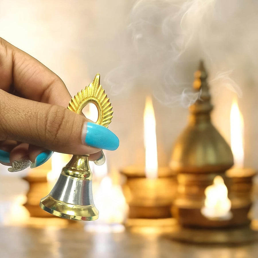 Temple Ghanti – Melodious Brass & Steel Pooja Bell