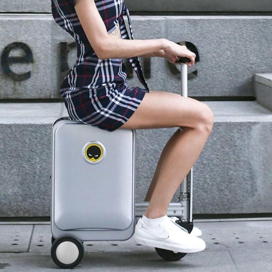 Electric Scooter Suitcase – Rideable Smart Luggage with Removable Battery |