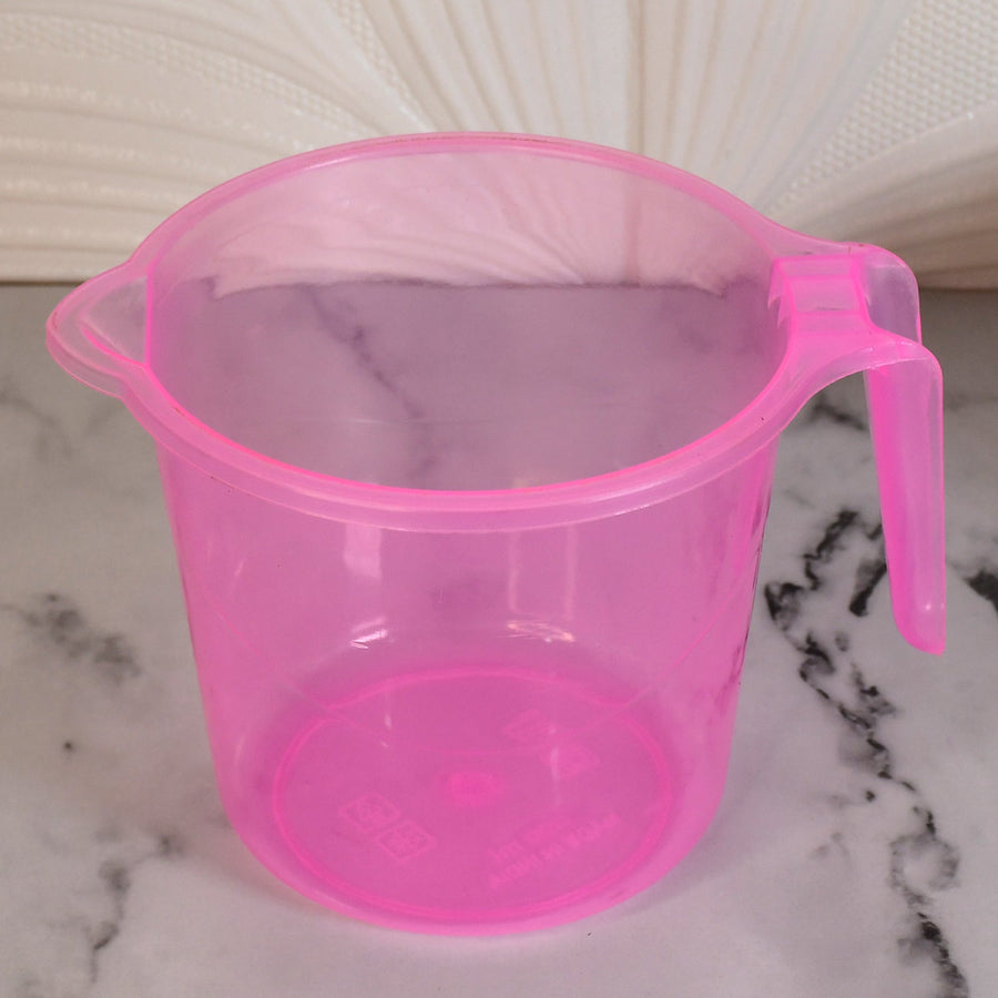 Bath Water Mug – 1200ml Transparent Plastic for Bathroom | Bathora