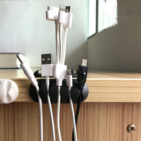 Cable Organiser Clips – Self-Adhesive Wire Management (10 Pc) | DigixDrive