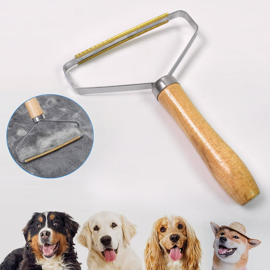 Lint Remover – Double-Sided with Wooden Handle | Indo Glow