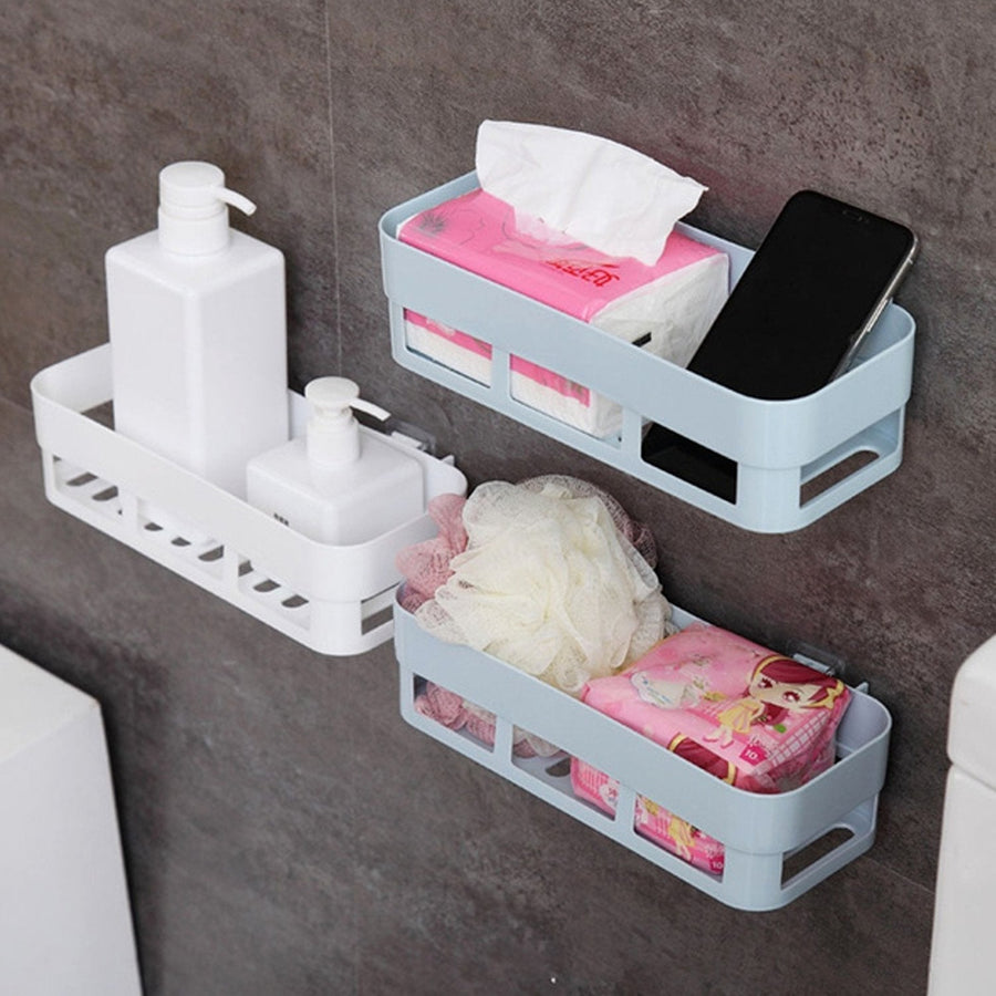 Shower Corner Caddy – Wall-Mounted Suction Shelf | Mist & Relax