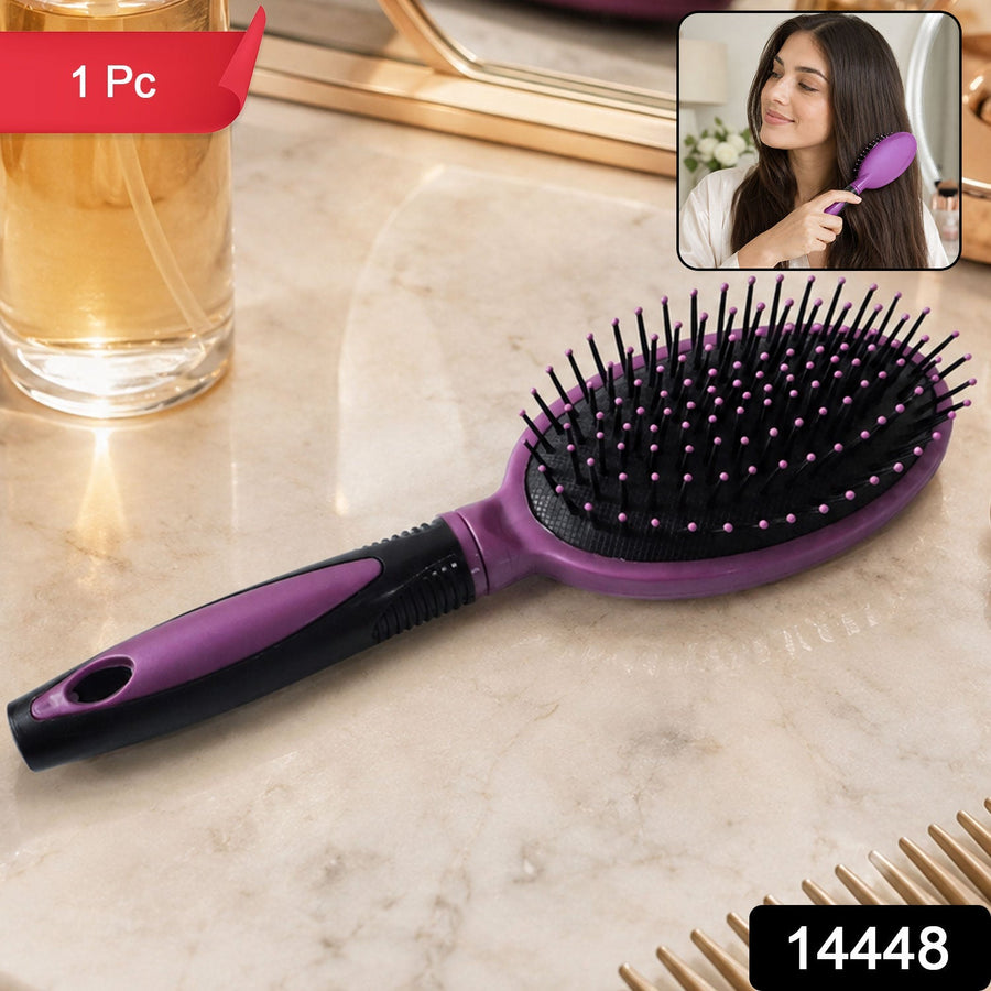 Cushioned Paddle Hair Brush – Detangling & Frizz Control for All Hair