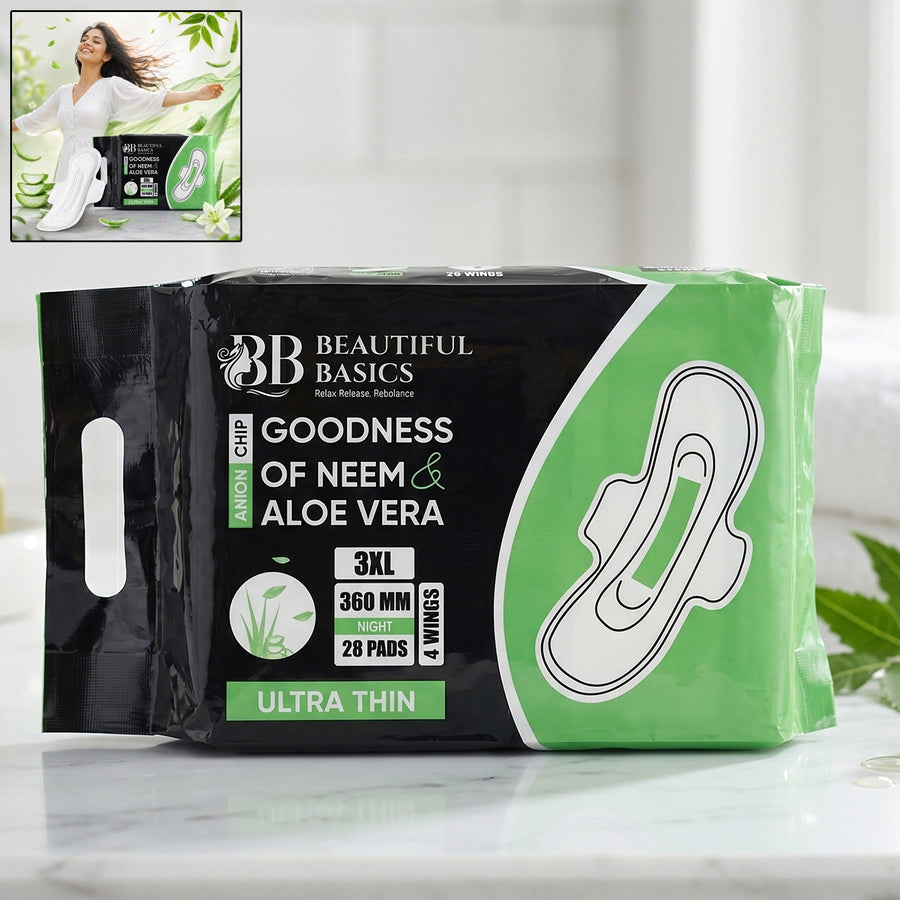 Sanitary Pads – Extra Long Night Protection for Heavy Flow