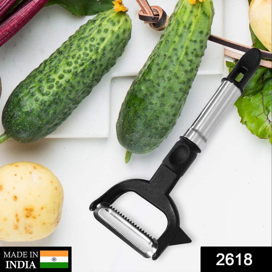 Julienne Vegetable Peeler – 2-in-1 Stainless Steel Blades | Quickslice