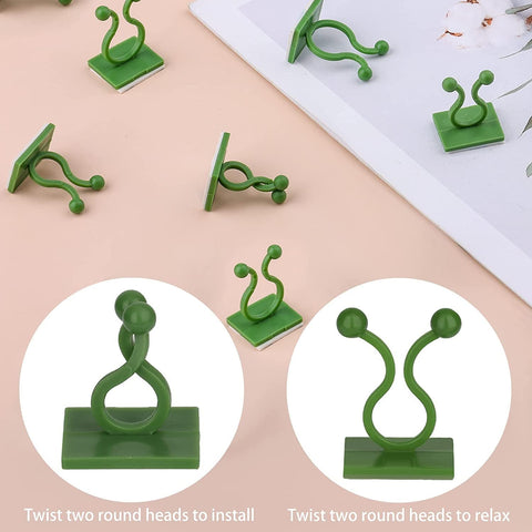 Wall Plant Clips – 30 Pcs Self-Adhesive Support |