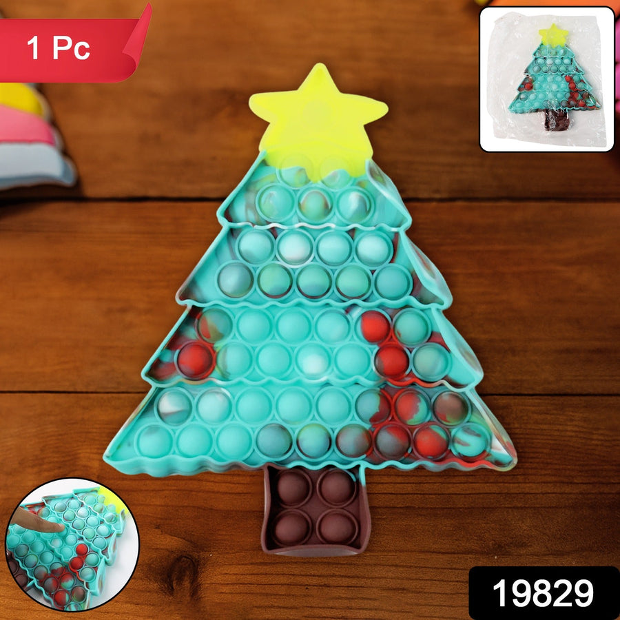 Silicone Pop It Fidget Toy – Premium Tree Shape Stress Relief