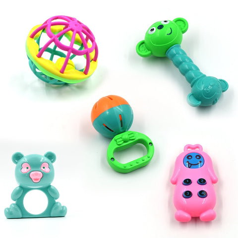 Rattles Baby Toy Set – 5 Pcs Engaging Fun | Aditi