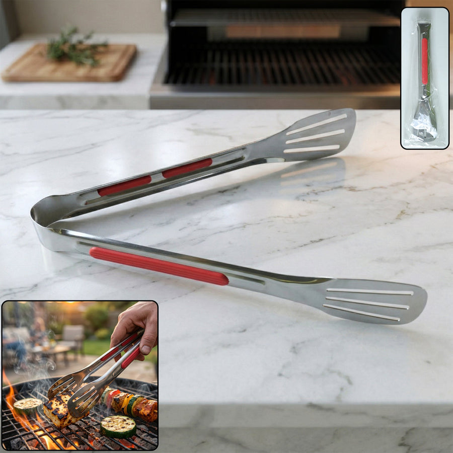 Kitchen Tongs Stainless Steel Multi Purpose Anti Slip Grip