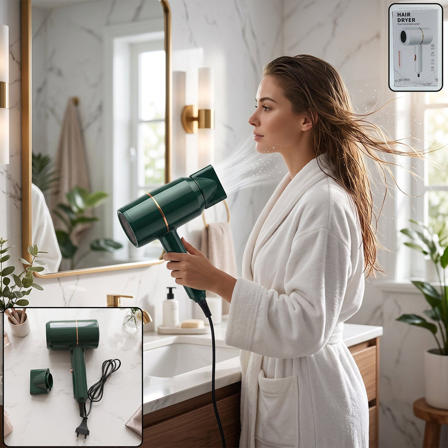 Electric Salon Hair Dryer Professional Hot and Cold Air Blower Nozzle (1 Pc)