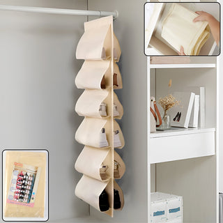 12-Pocket Hanging Shoe Organizer – Space-Saving Durable Storage