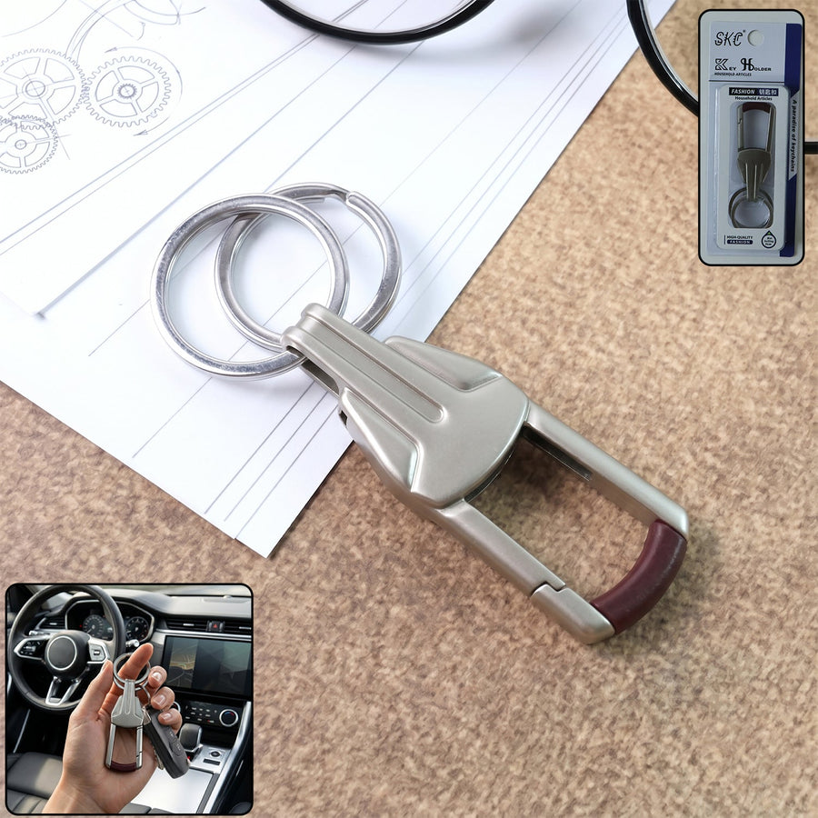 Heavy Duty Metal Key Holder – Secure & Durable Carabiner Clip