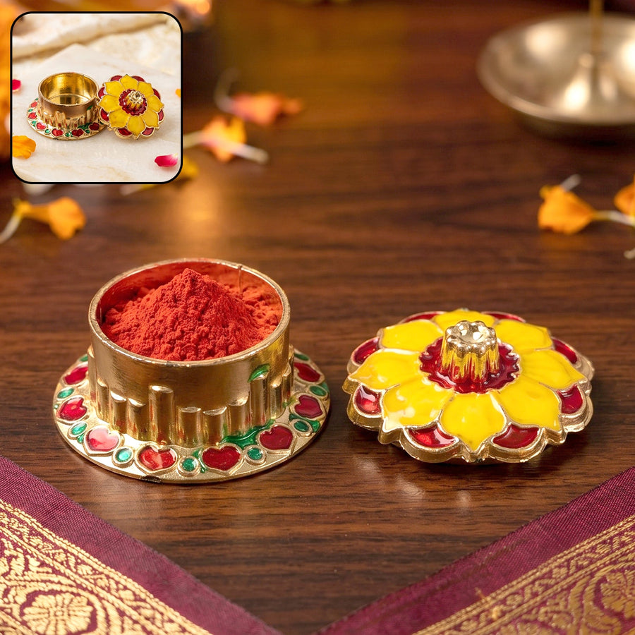 Kankavati Kumkum Box – Traditional Decor for Pooja Rituals