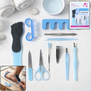 11 in 1 manicure pedicure kit – Complete nail care for home and salon