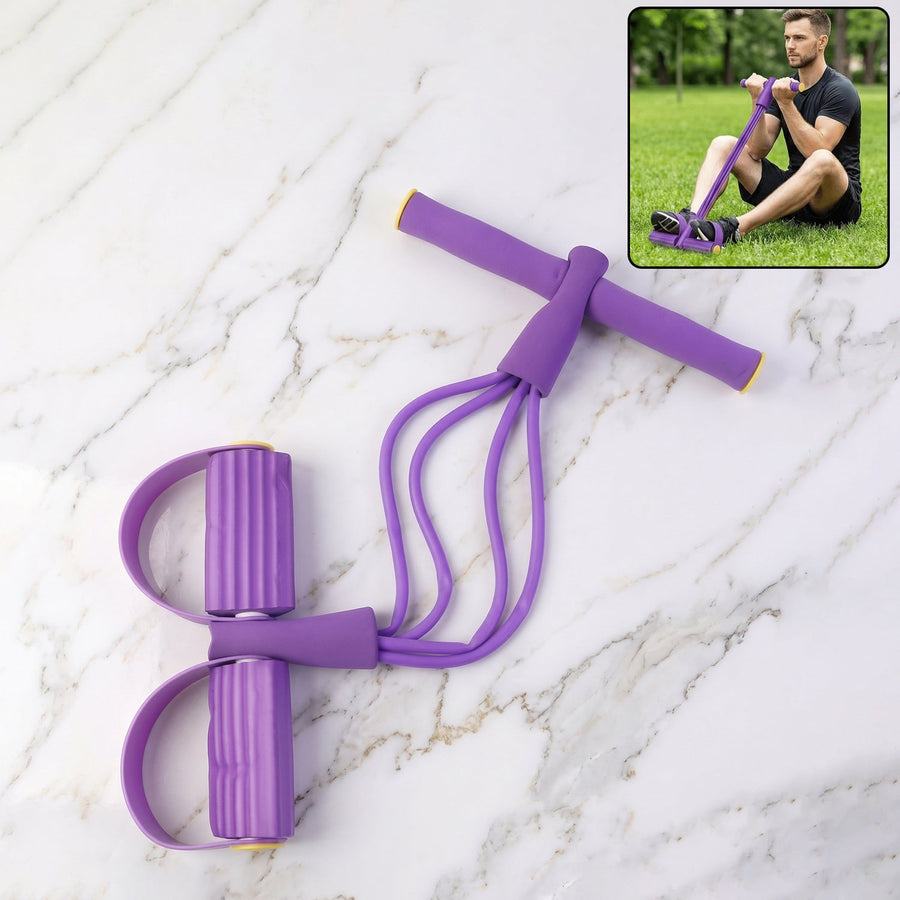 Pull Rope Resistance Exerciser – Full Body Workout & Portable