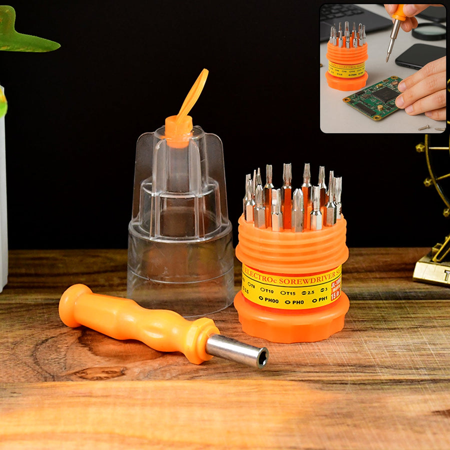 Precision Screwdriver Set – 15-in-1 Compact Repair Toolkit