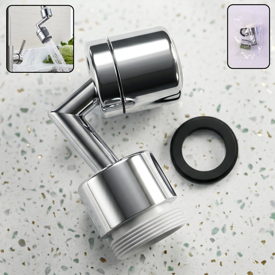 Faucet Aerator – 1080 Degree Swivel, Splash-Proof Water Flow
