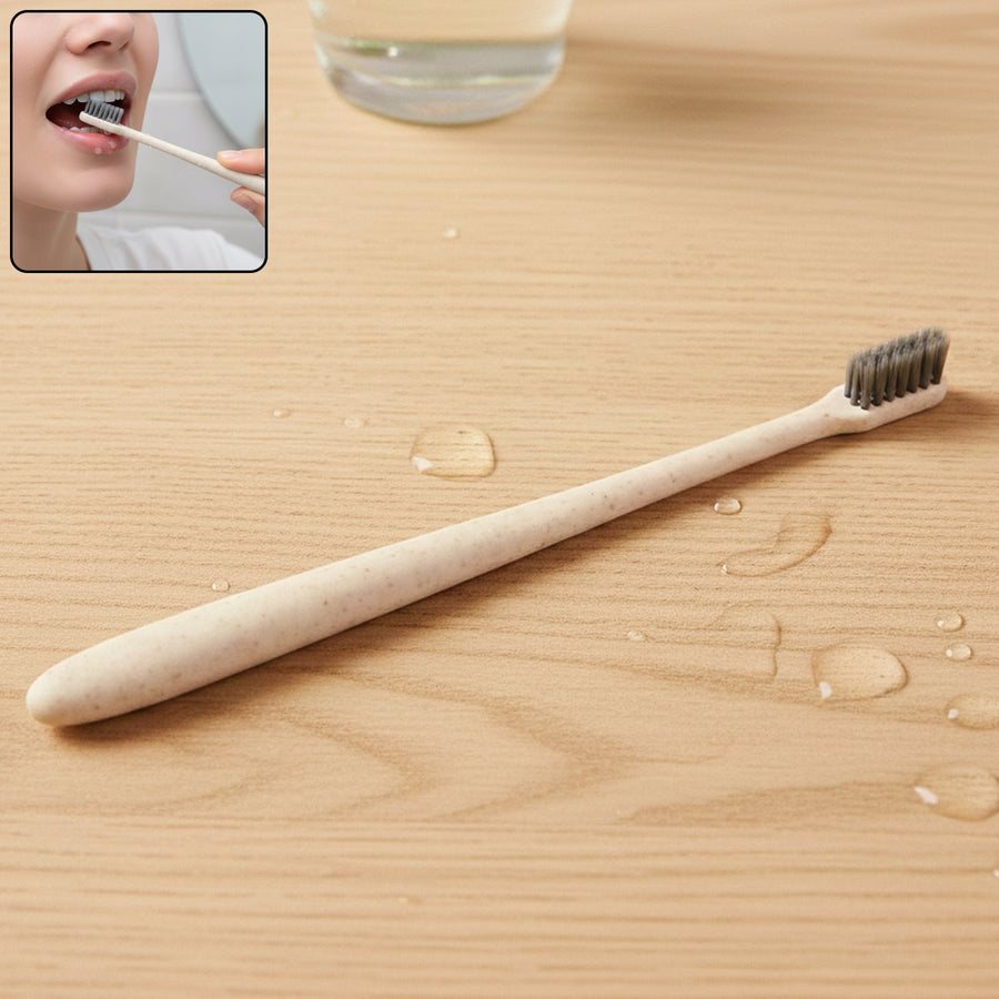 Soft-bristle Toothbrush – Wheat Straw for Gentle Care | MintGuard